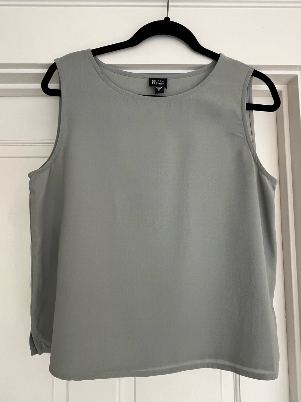 Vintage Eileen Fisher aqua tank top Medium